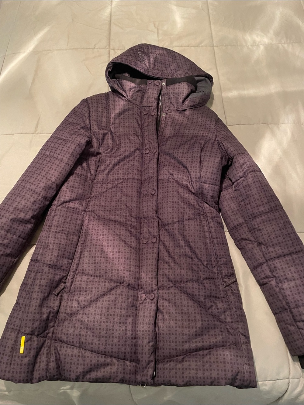 Lole Women's Jacket - Gray with Yellow Tag